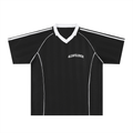 4leafclover Striped Collared Soccer Jersey