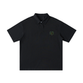 4lC Loose Cotton Short-Sleeve Polo Shirt
