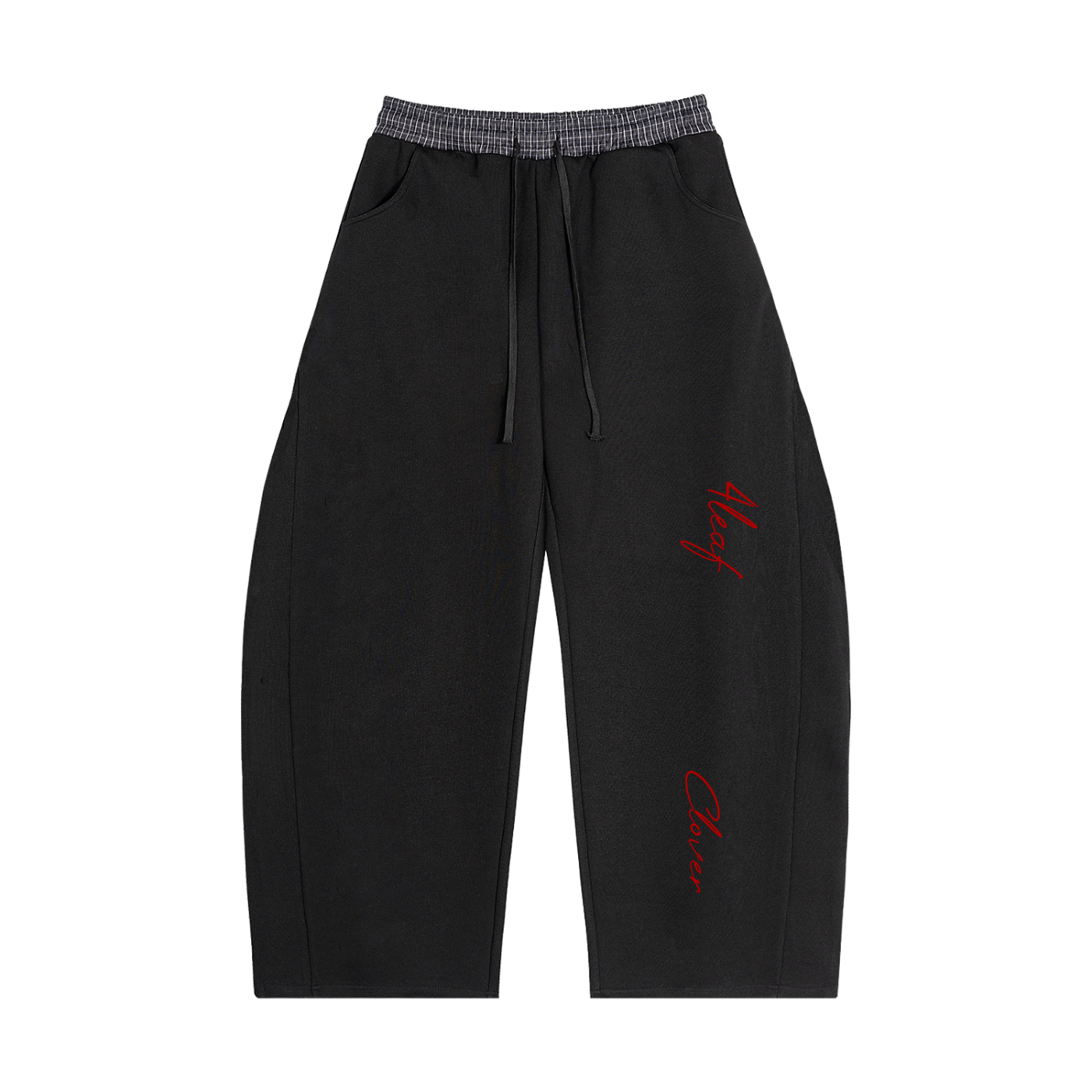 4leafclover Waistband Barrel Sweatpants
