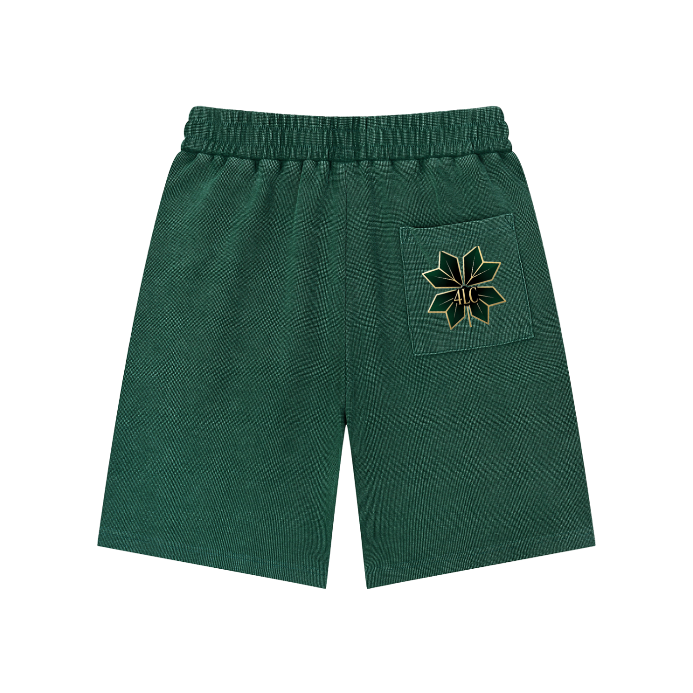 4lC Mineral Wash Waffle Knit Shorts