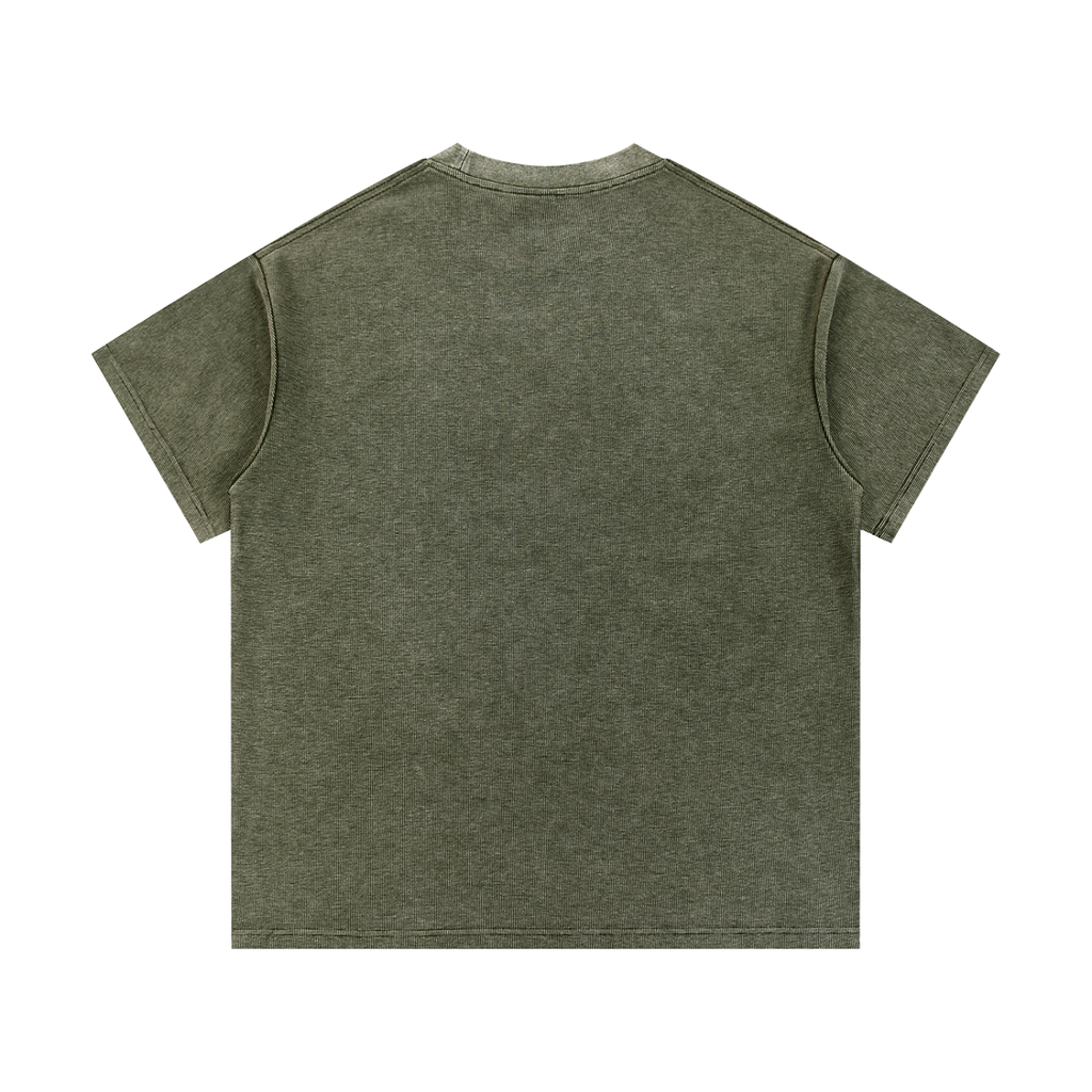 4lC Mineral Wash Waffle Knit T-Shirt