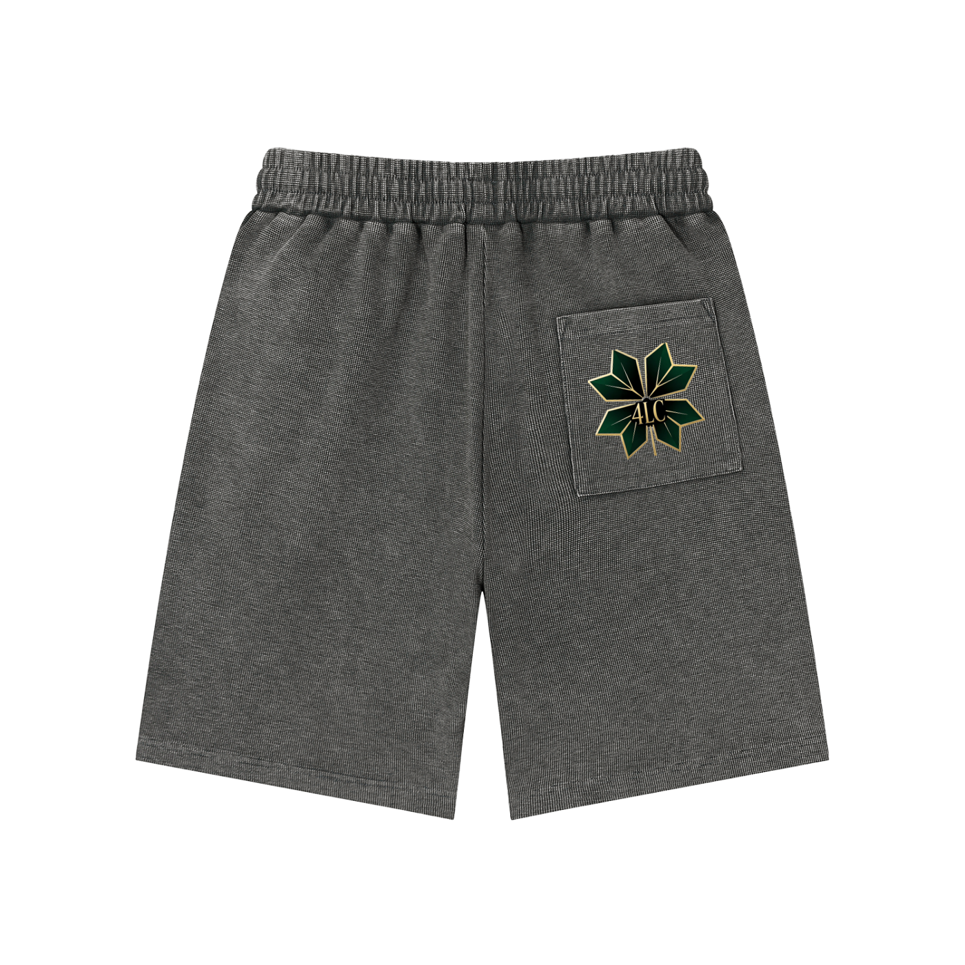 4lC Mineral Wash Waffle Knit Shorts