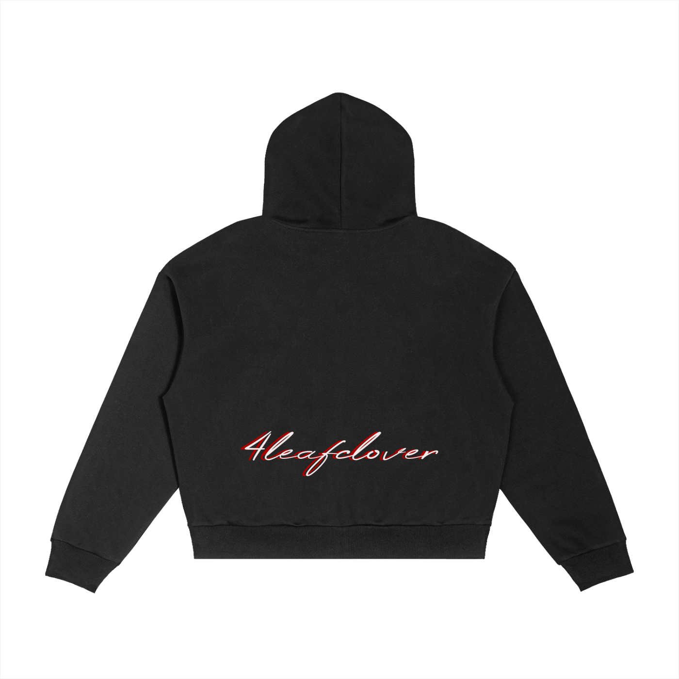 4leafclover Boxy Zip Hoodie