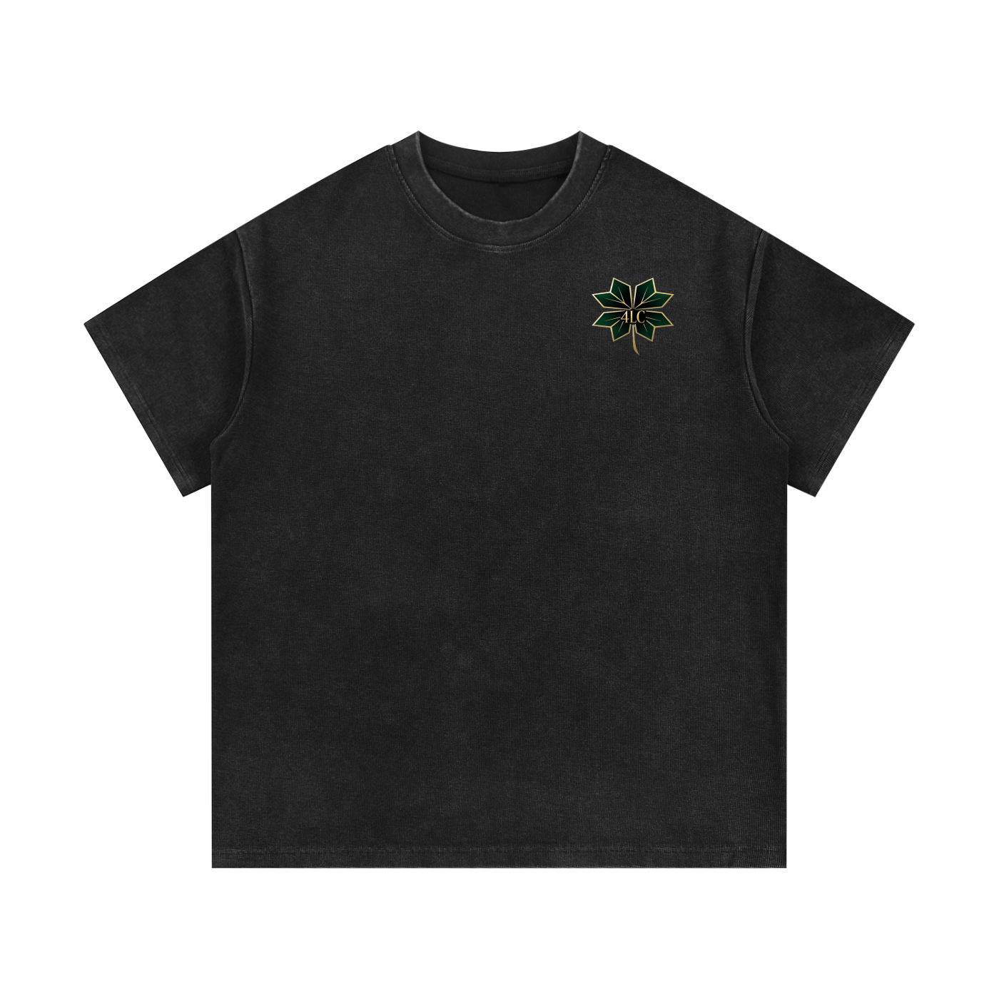 4lC Mineral Wash Waffle Knit T-Shirt