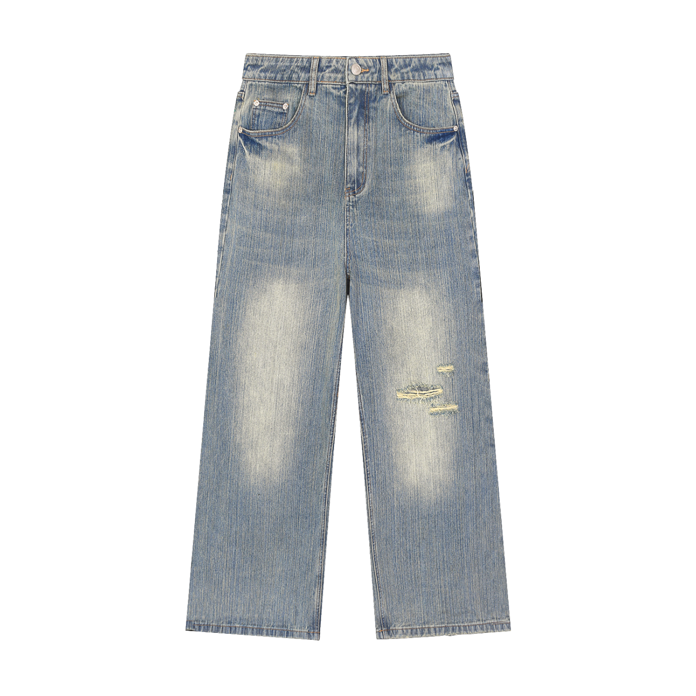 4leafclover Distressed Denim Jeans