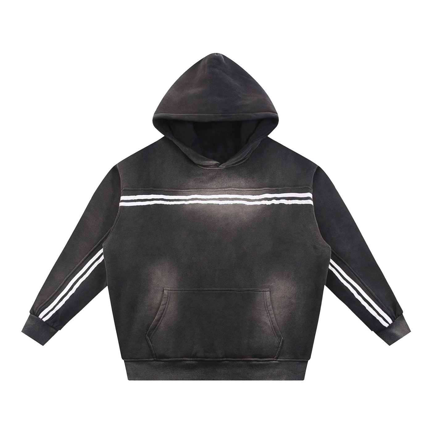 4lC Contrast Tape Fleece Hoodie