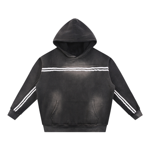 4lC Contrast Tape Fleece Hoodie