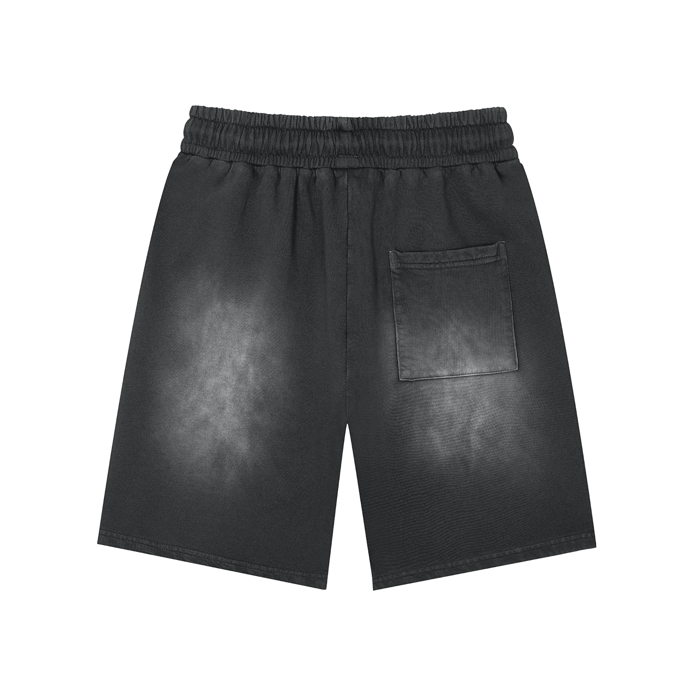 Rectangle Patch 4LC Monkey Washed Shorts