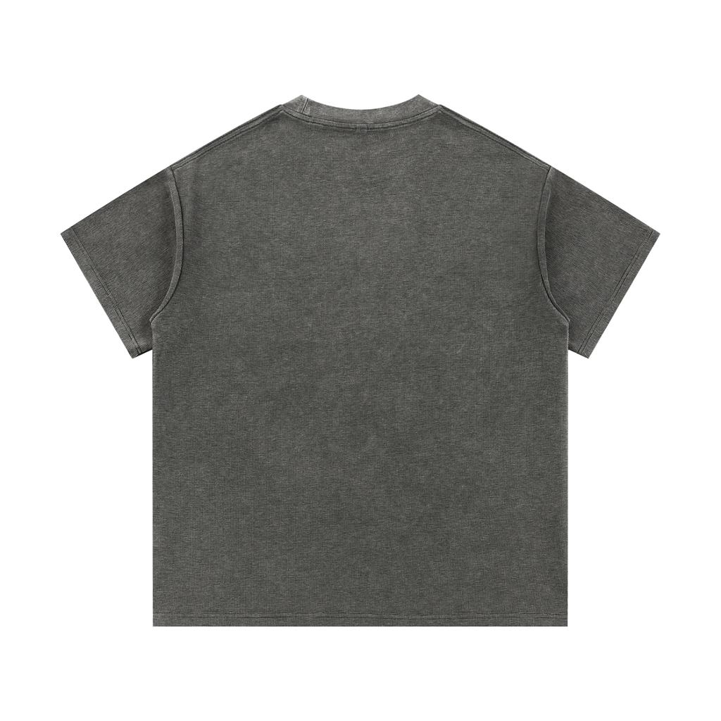 4lC Mineral Wash Waffle Knit T-Shirt