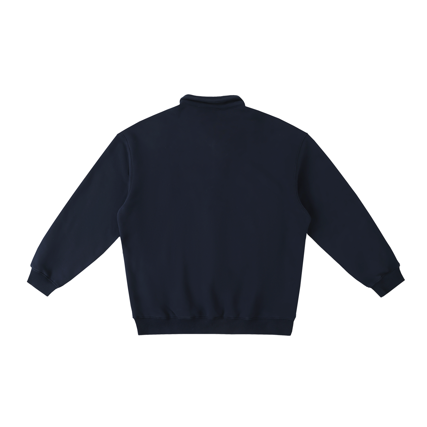 4LC heavyweight Polo-Collar Sweatshirt