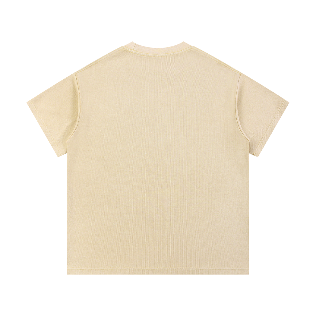 4lC Mineral Wash Waffle Knit T-Shirt