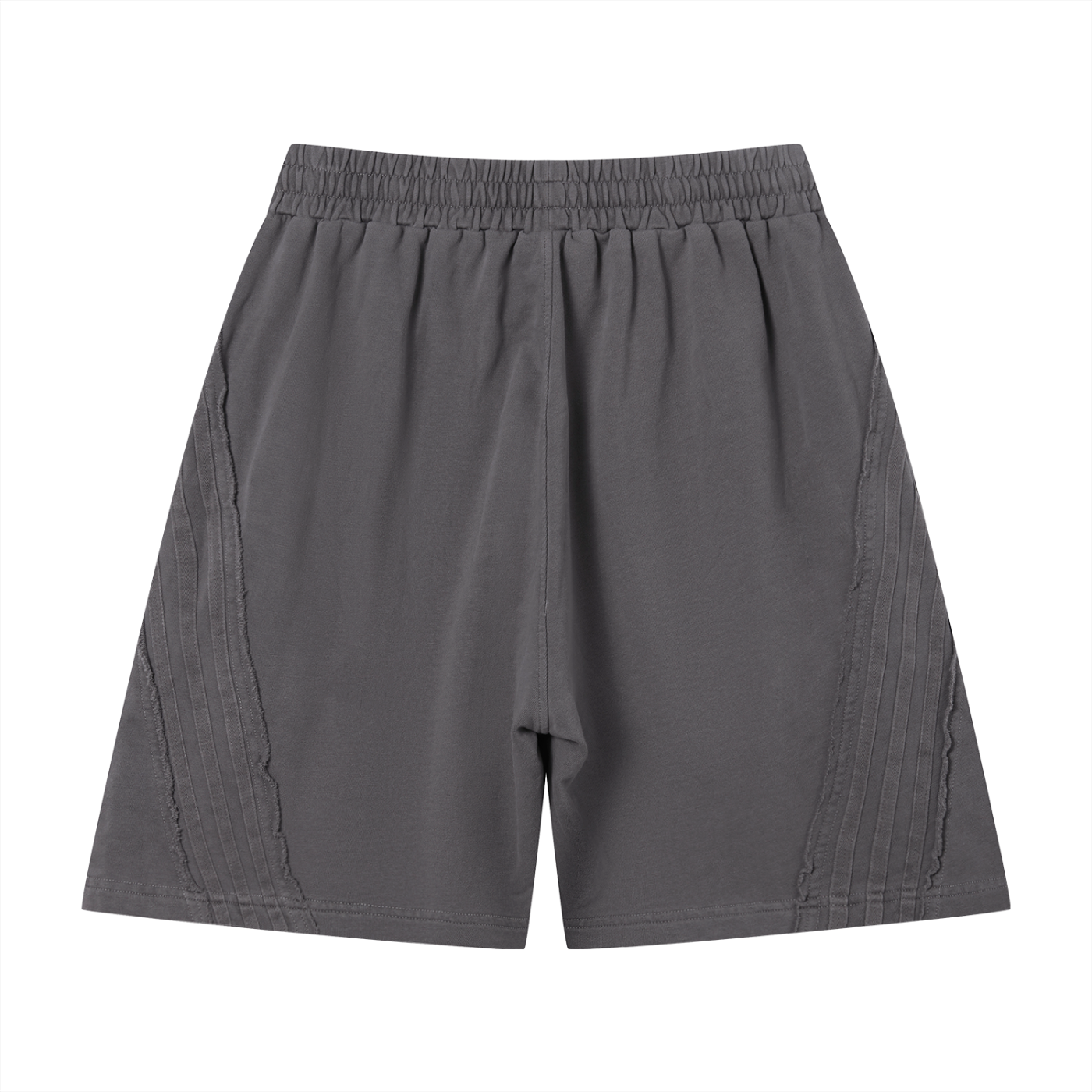 4leafclover Wash Raw Edge Shorts