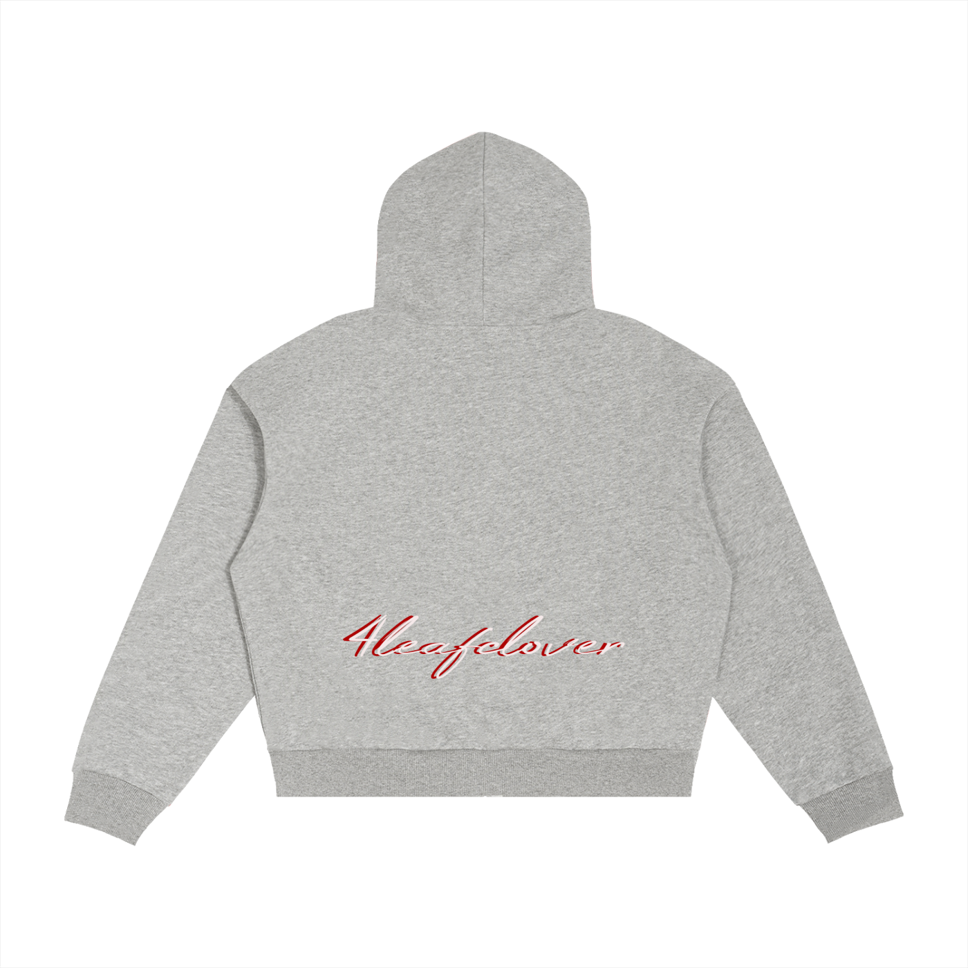 4leafclover Boxy Zip Hoodie