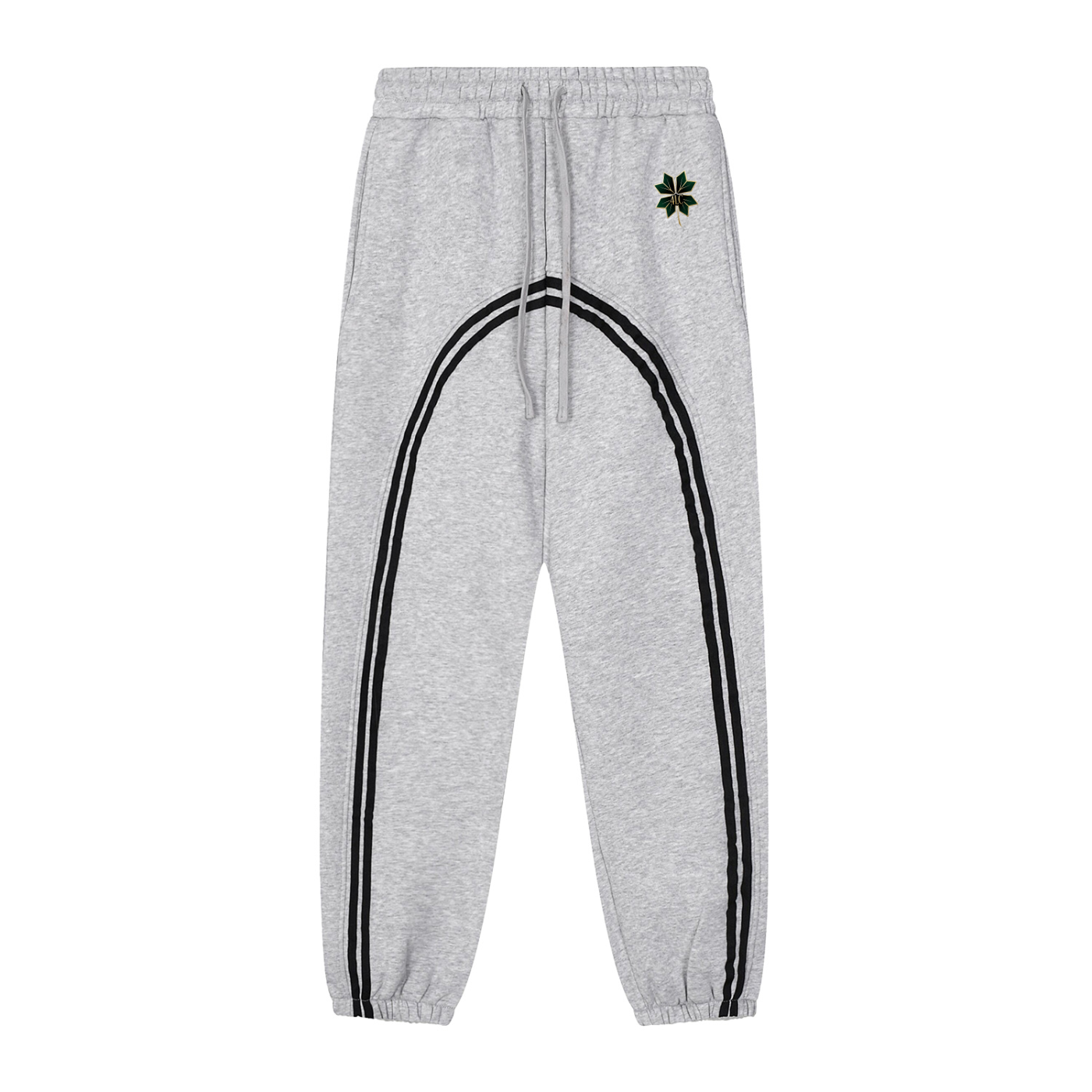 4lC Contrast Tape Fleece Jogged Sweatpants