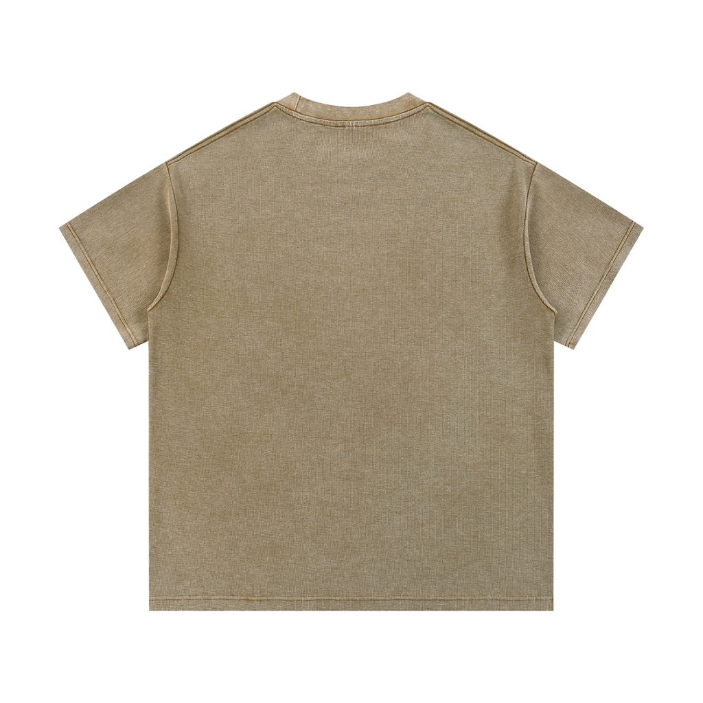 4lC Mineral Wash Waffle Knit T-Shirt