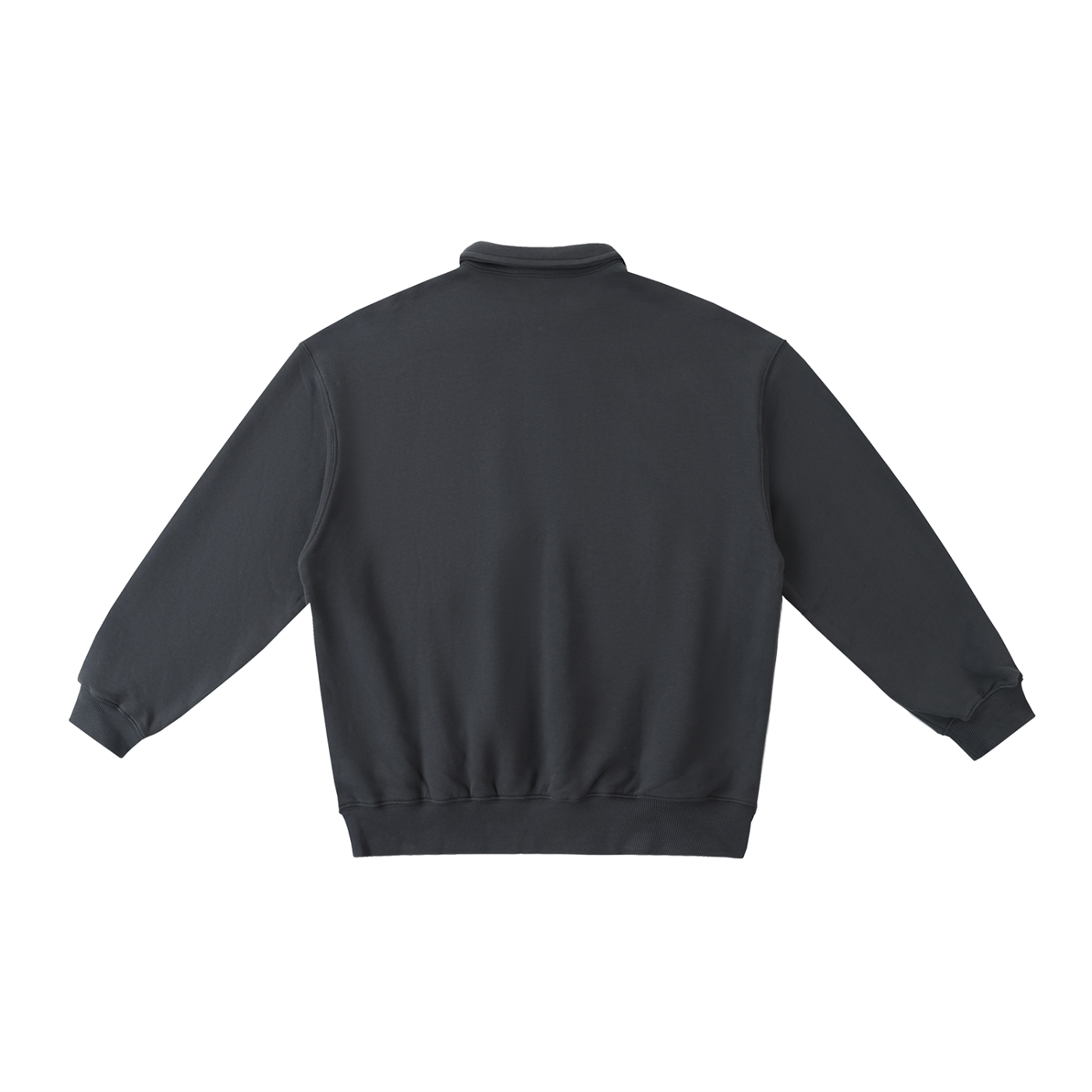 4LC heavyweight Polo-Collar Sweatshirt