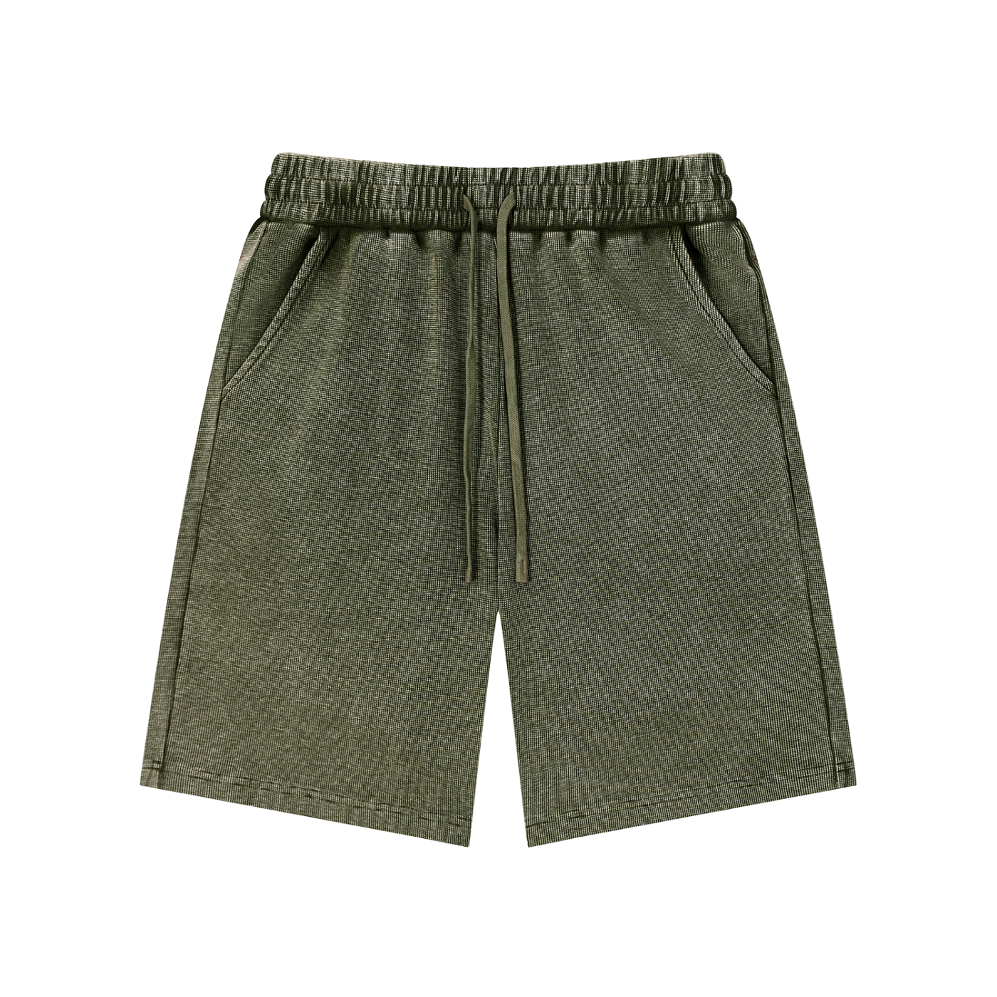 4lC Mineral Wash Waffle Knit Shorts
