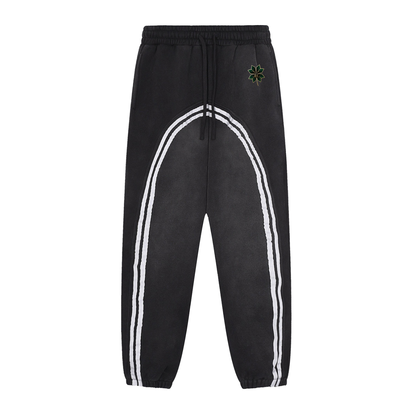 4lC Contrast Tape Fleece Jogged Sweatpants