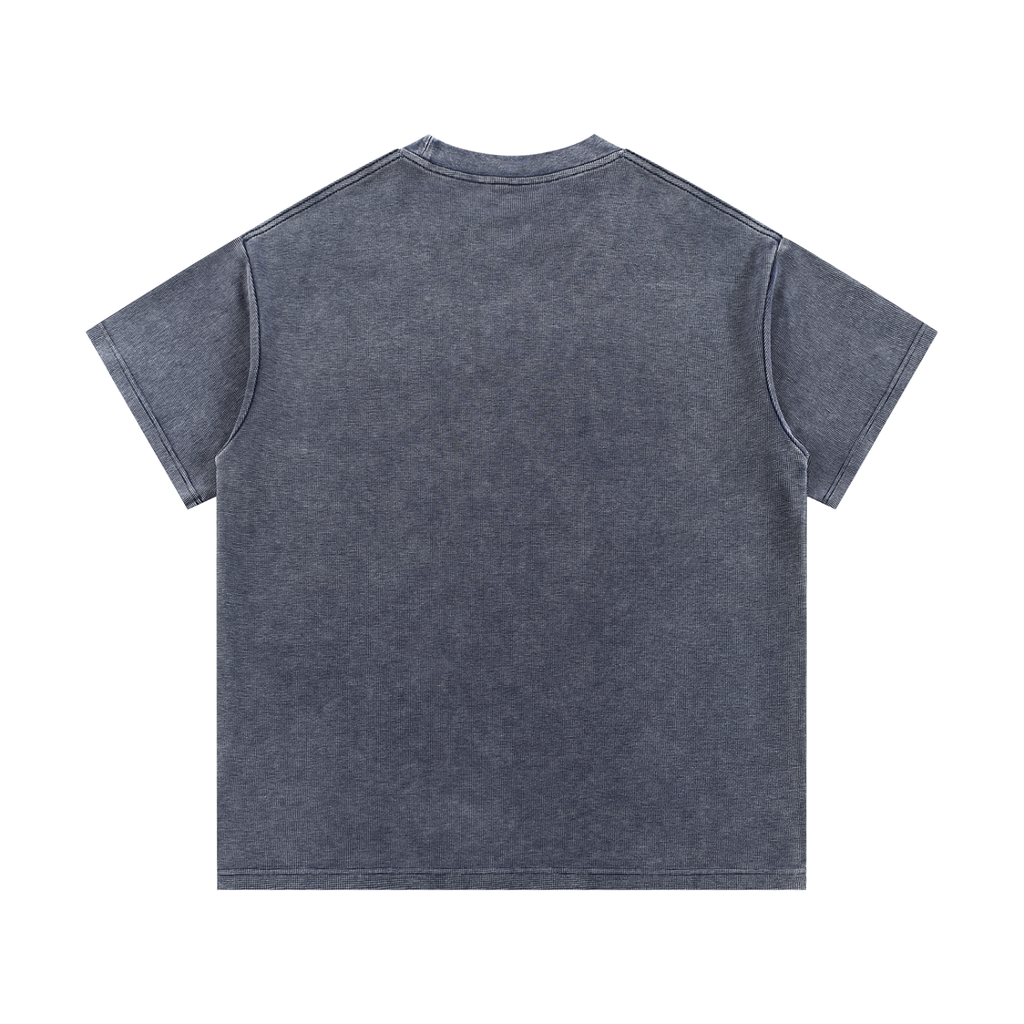 4lC Mineral Wash Waffle Knit T-Shirt