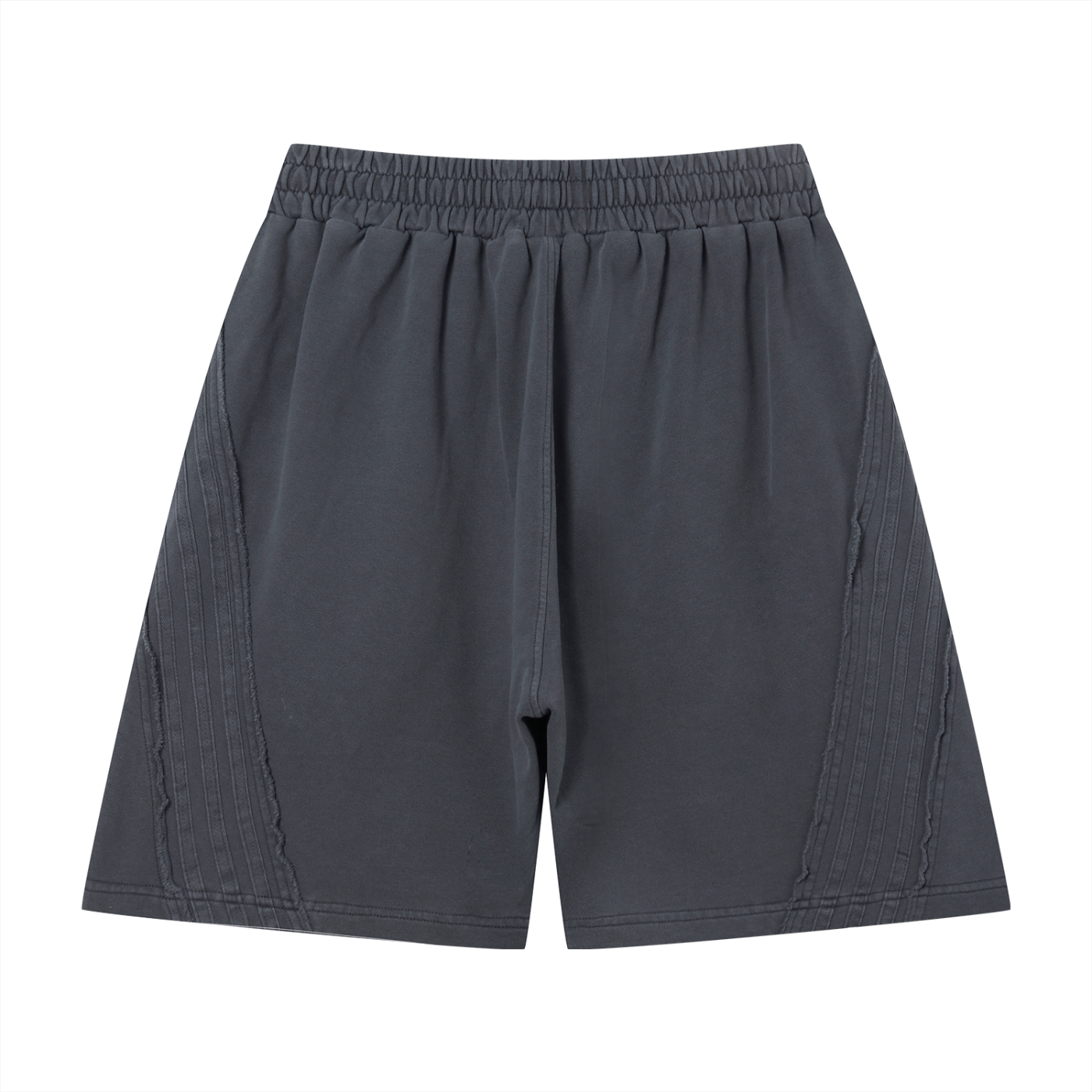 4leafclover Wash Raw Edge Shorts