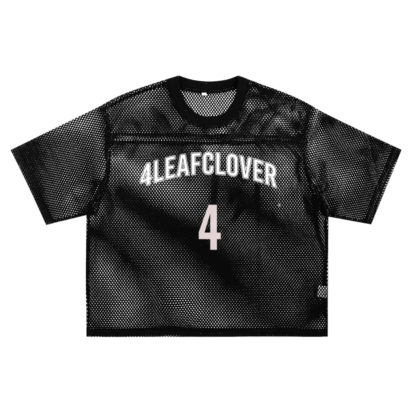 See-through 4leafclover Boxy Net T-Shirt