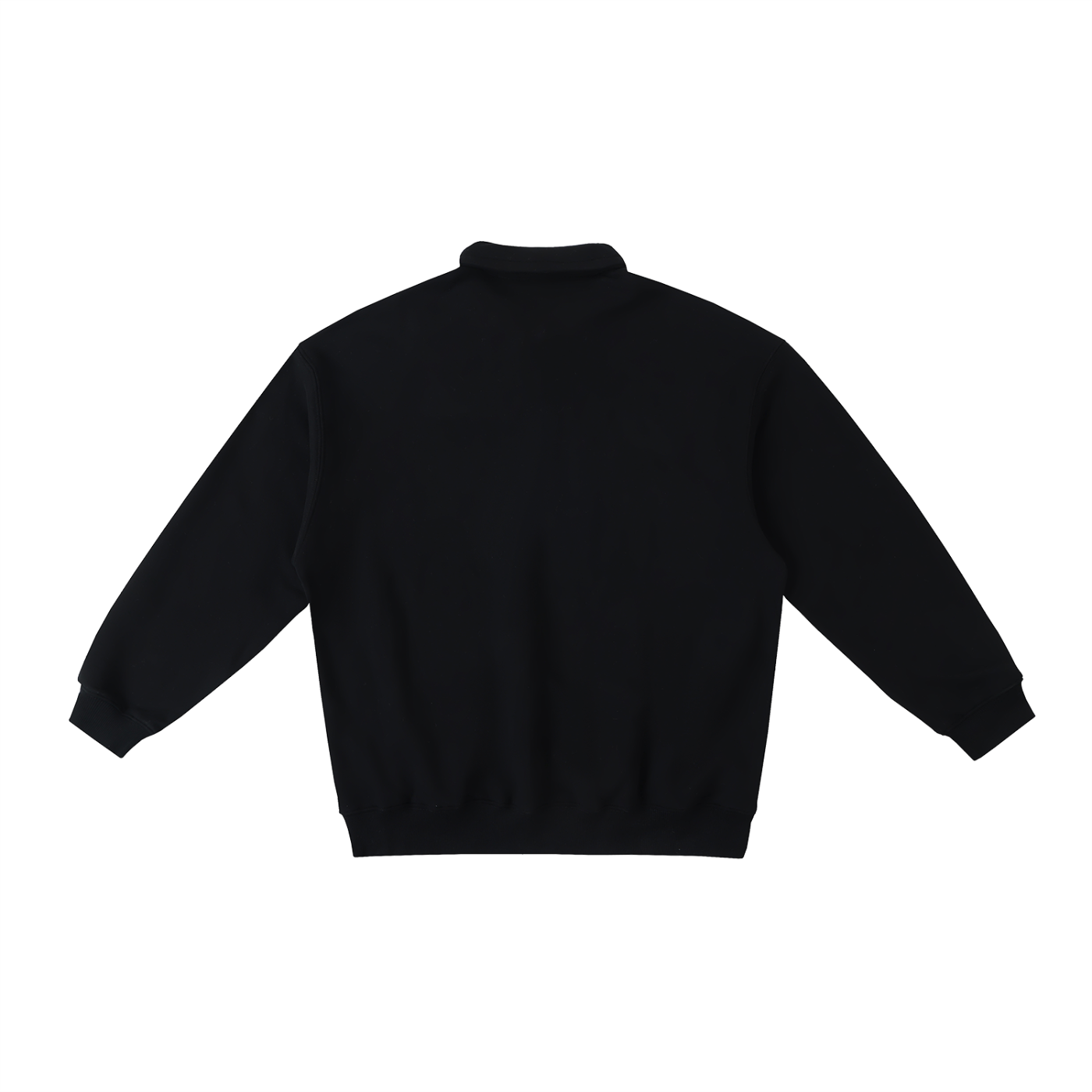 4LC heavyweight Polo-Collar Sweatshirt