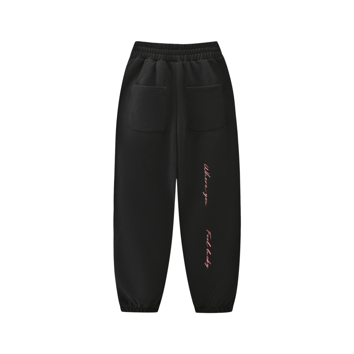 Where you feel lucky kids Fleece Jogged Sweatpants
