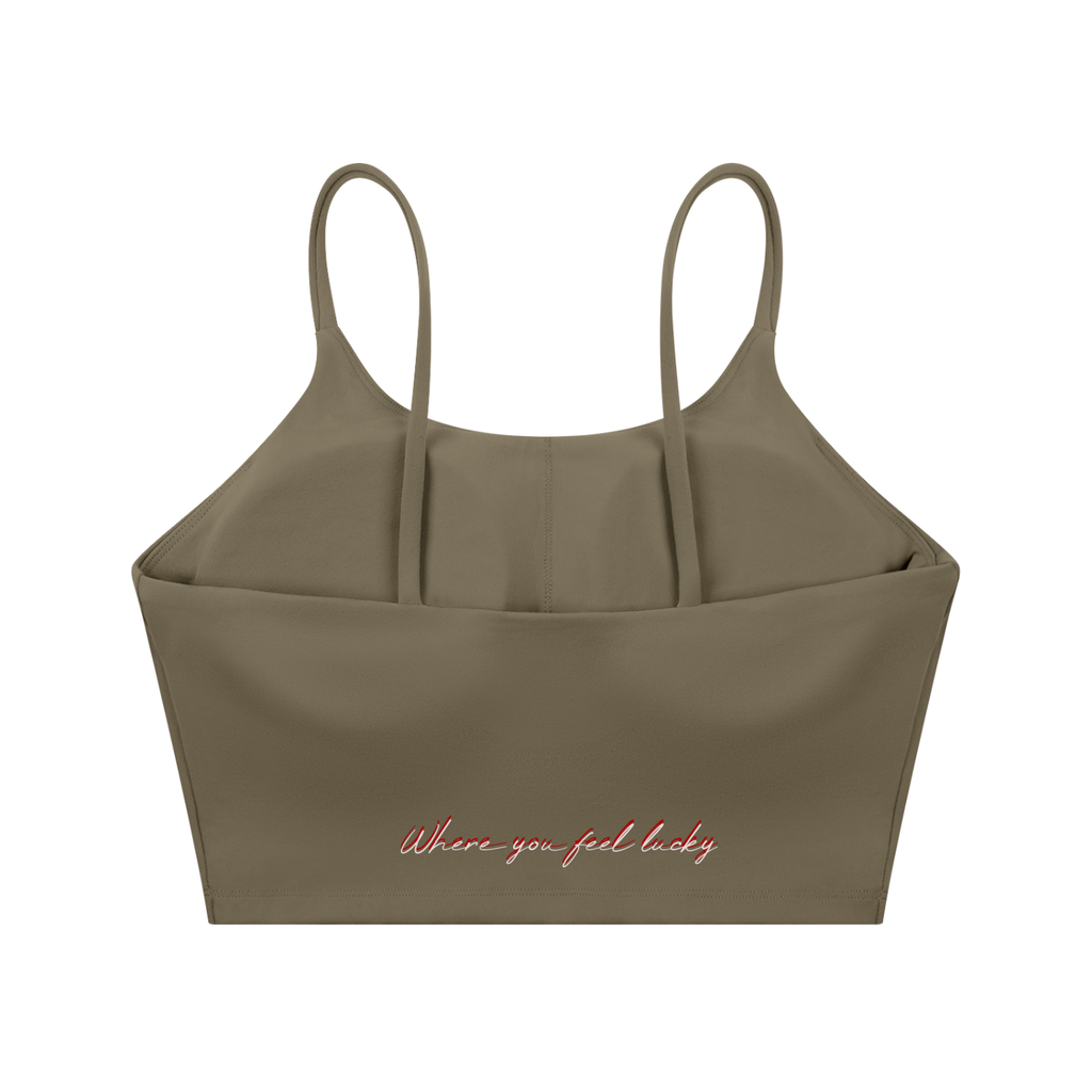 Where you feel lucky Yoga Sports Bra