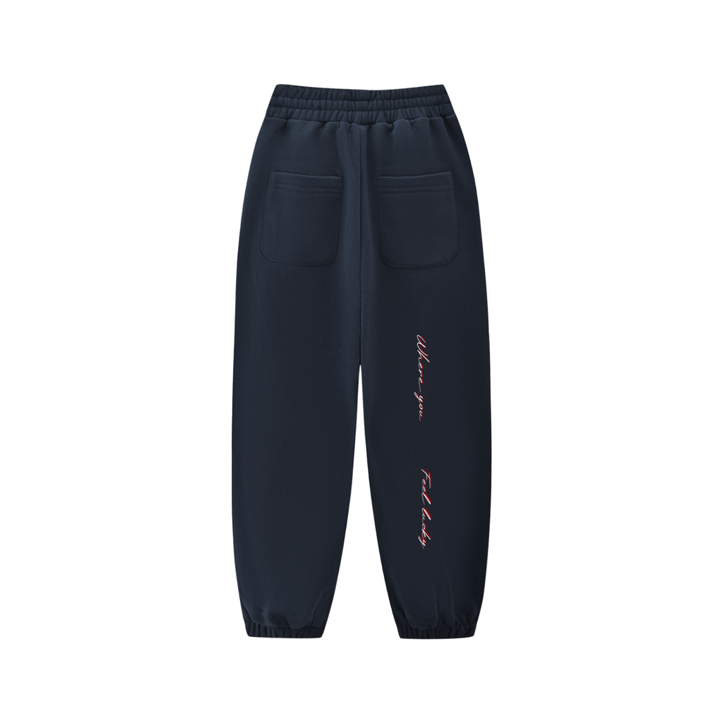 Where you feel lucky kids Fleece Jogged Sweatpants