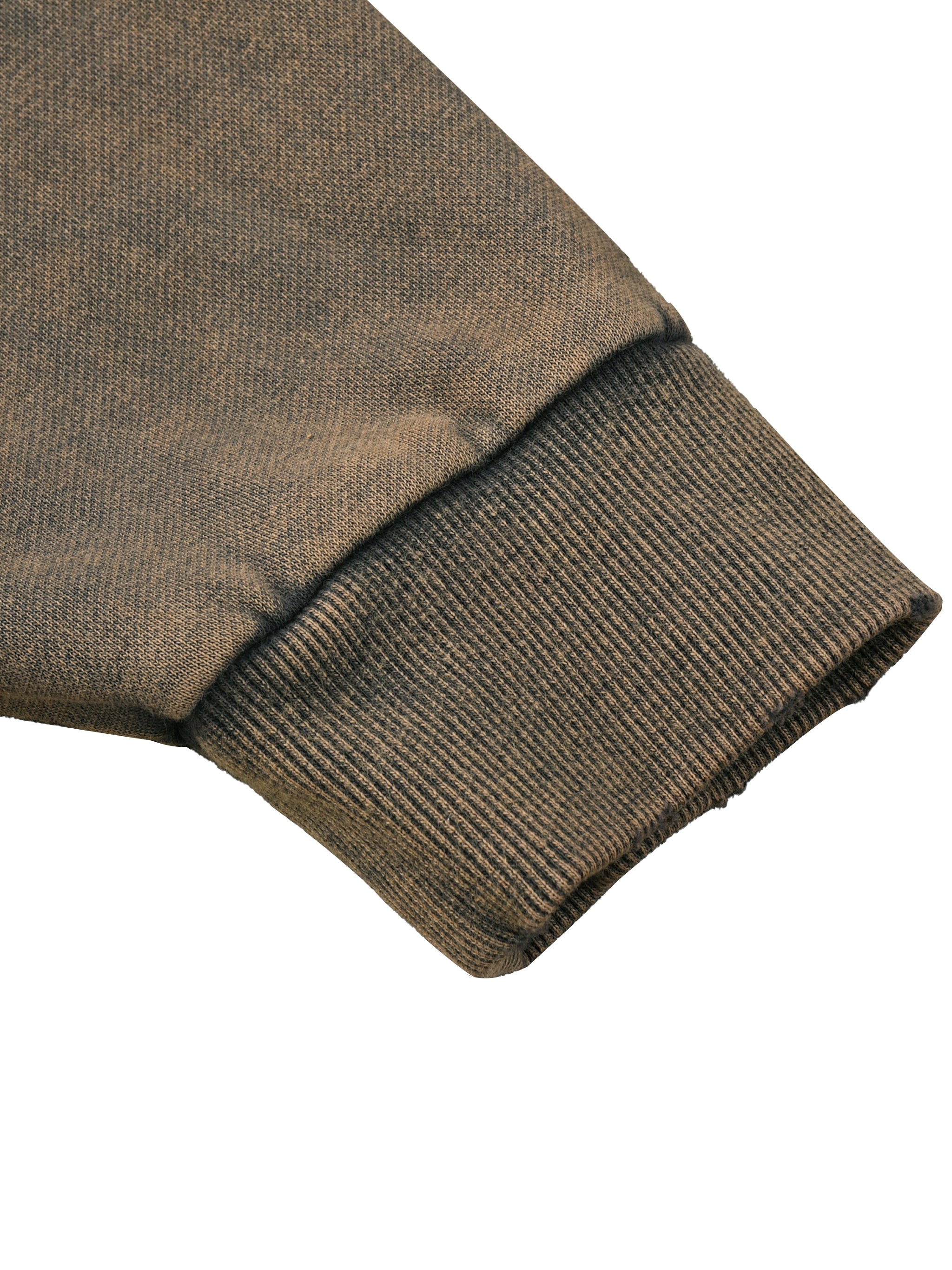 4leafclover Vintage Washed Frayed-Hem Hoodie