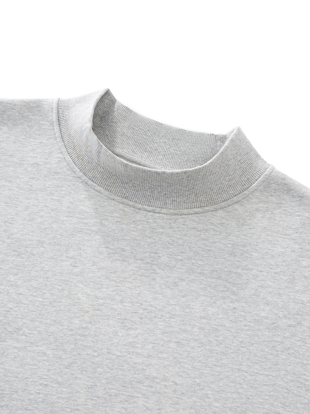 4leafclover Fleece Neck Crew Sweatshirt