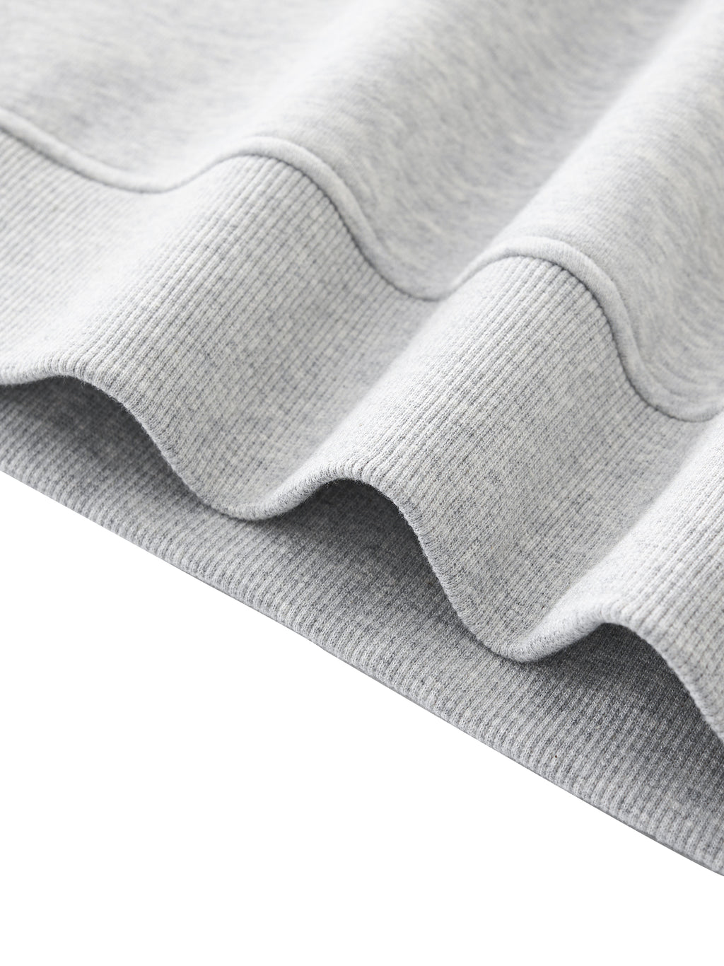 4leafclover Fleece Neck Crew Sweatshirt