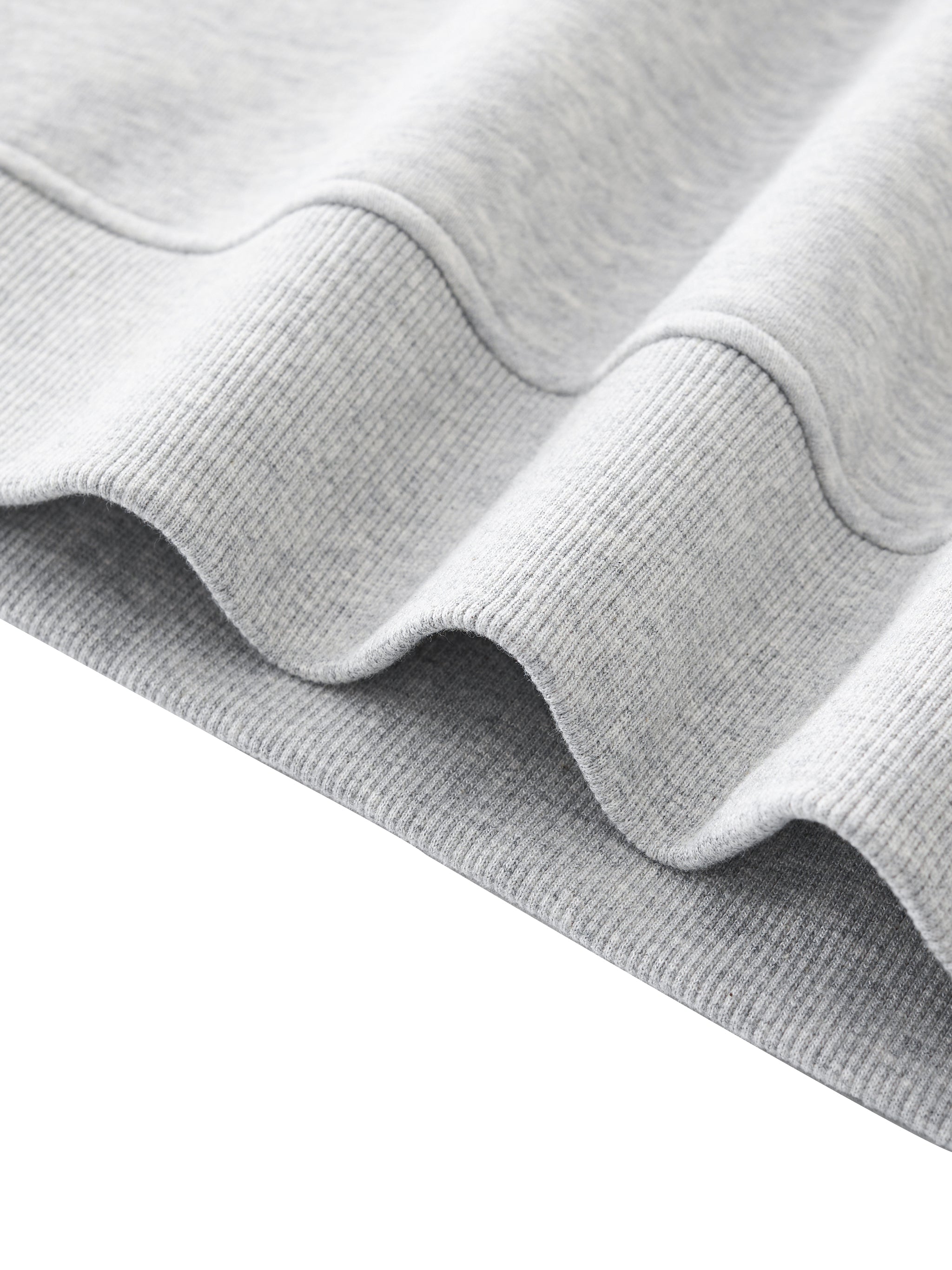 4leafclover Fleece Neck Crew Sweatshirt