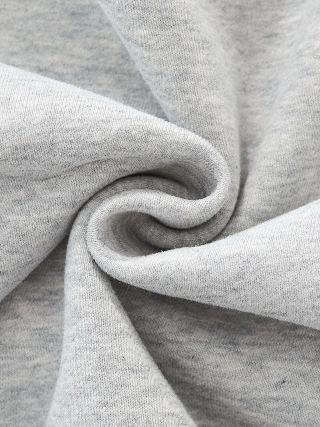 4leafclover Fleece Neck Crew Sweatshirt