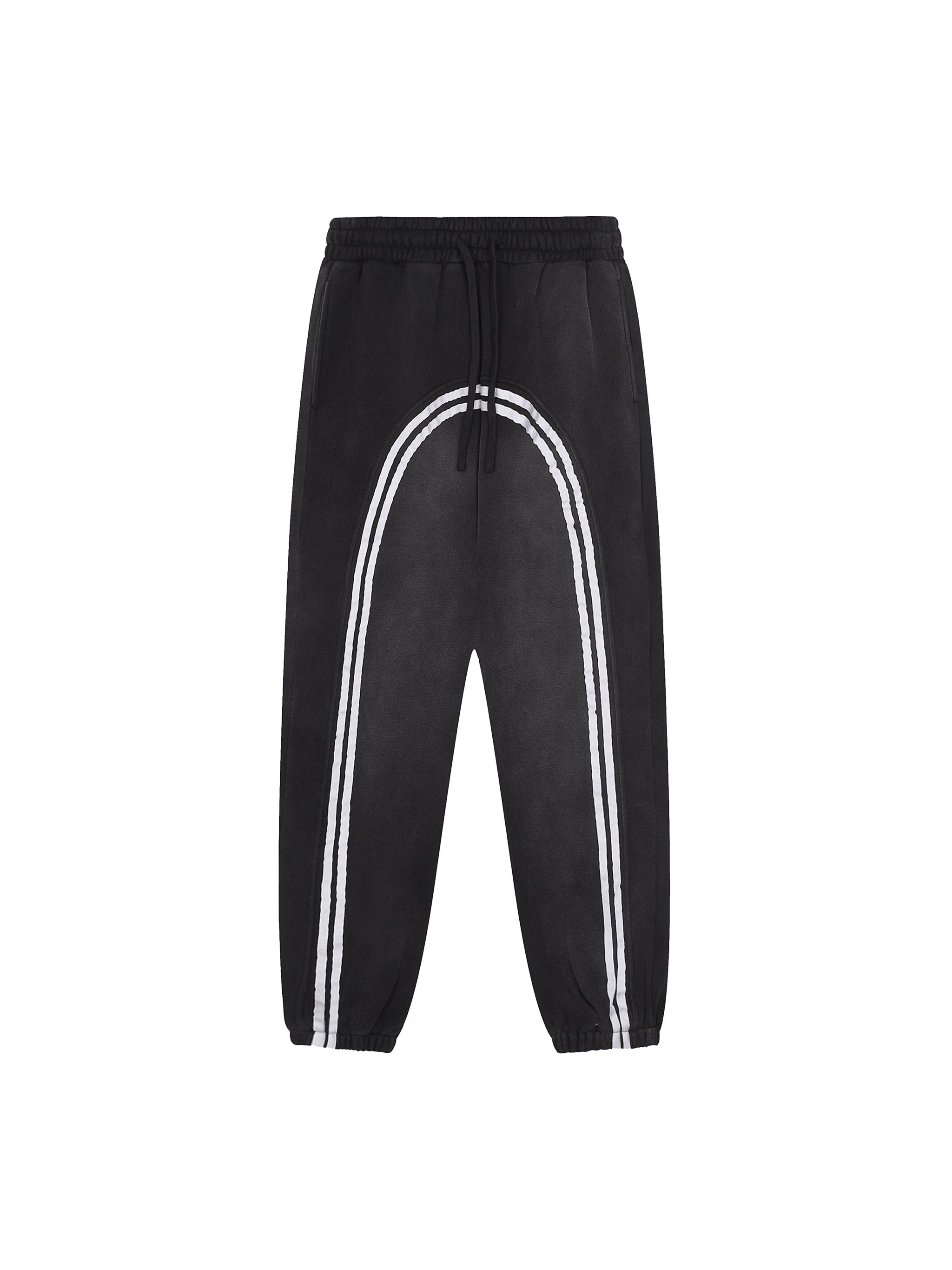 4lC Contrast Tape Fleece Jogged Sweatpants