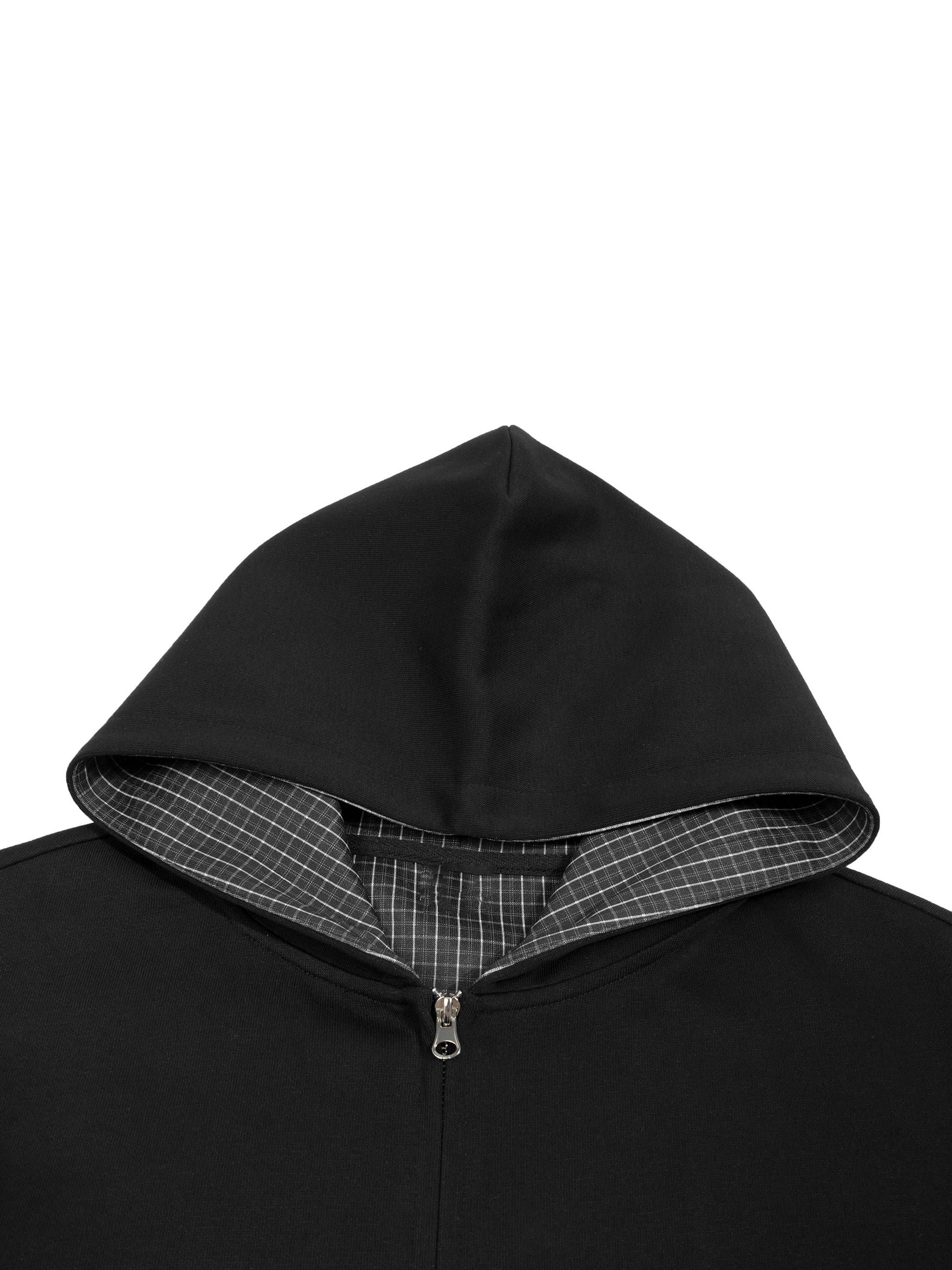 4leafclover Boxy Zip Hoodie