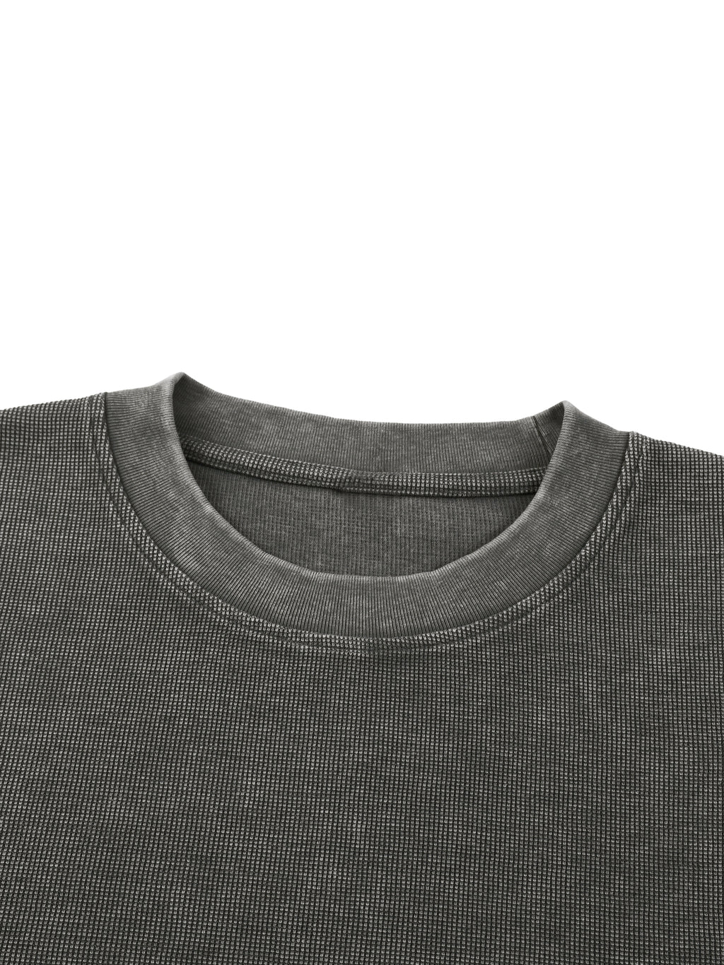4lC Mineral Wash Waffle Knit T-Shirt