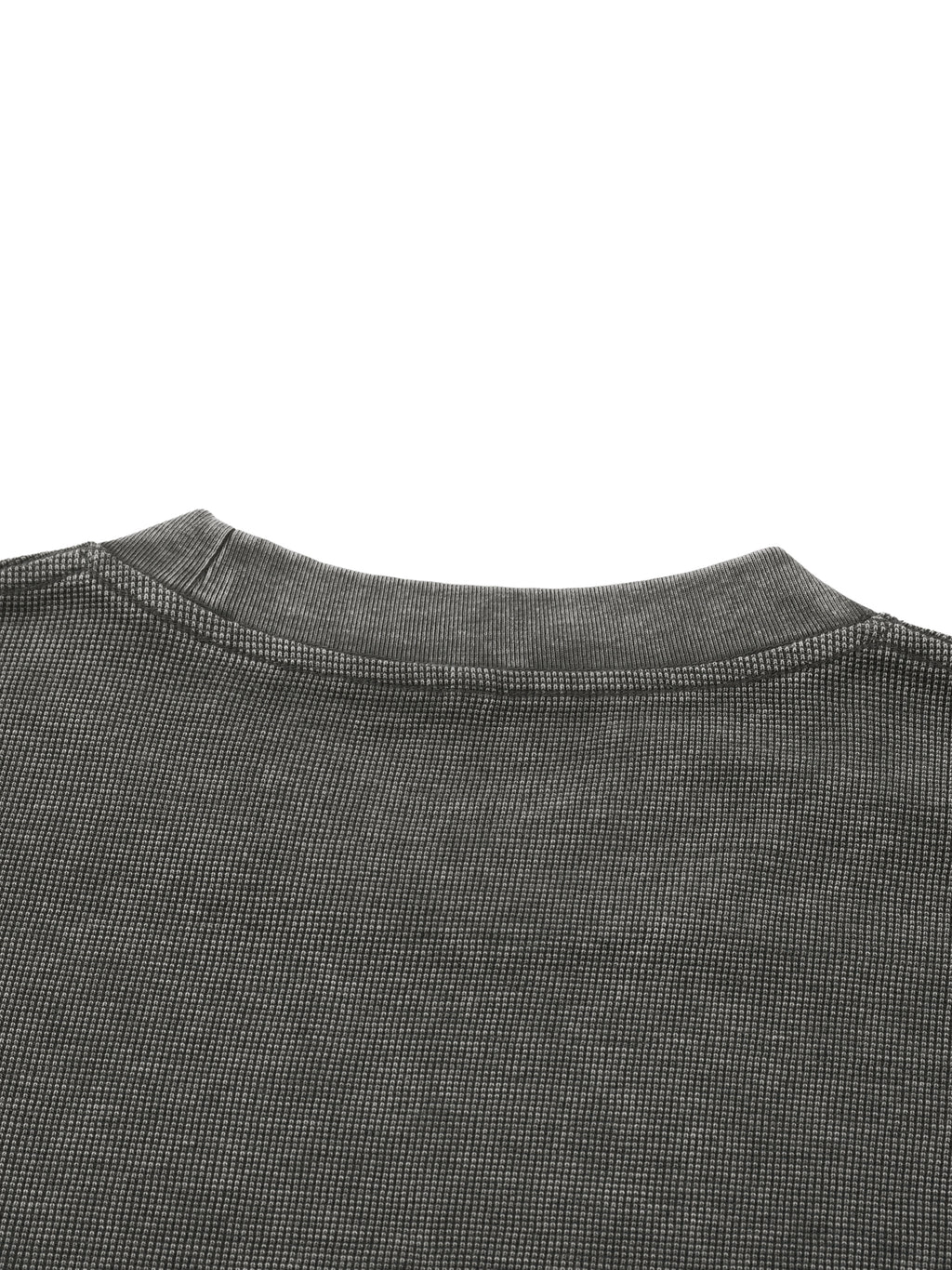 4lC Mineral Wash Waffle Knit T-Shirt