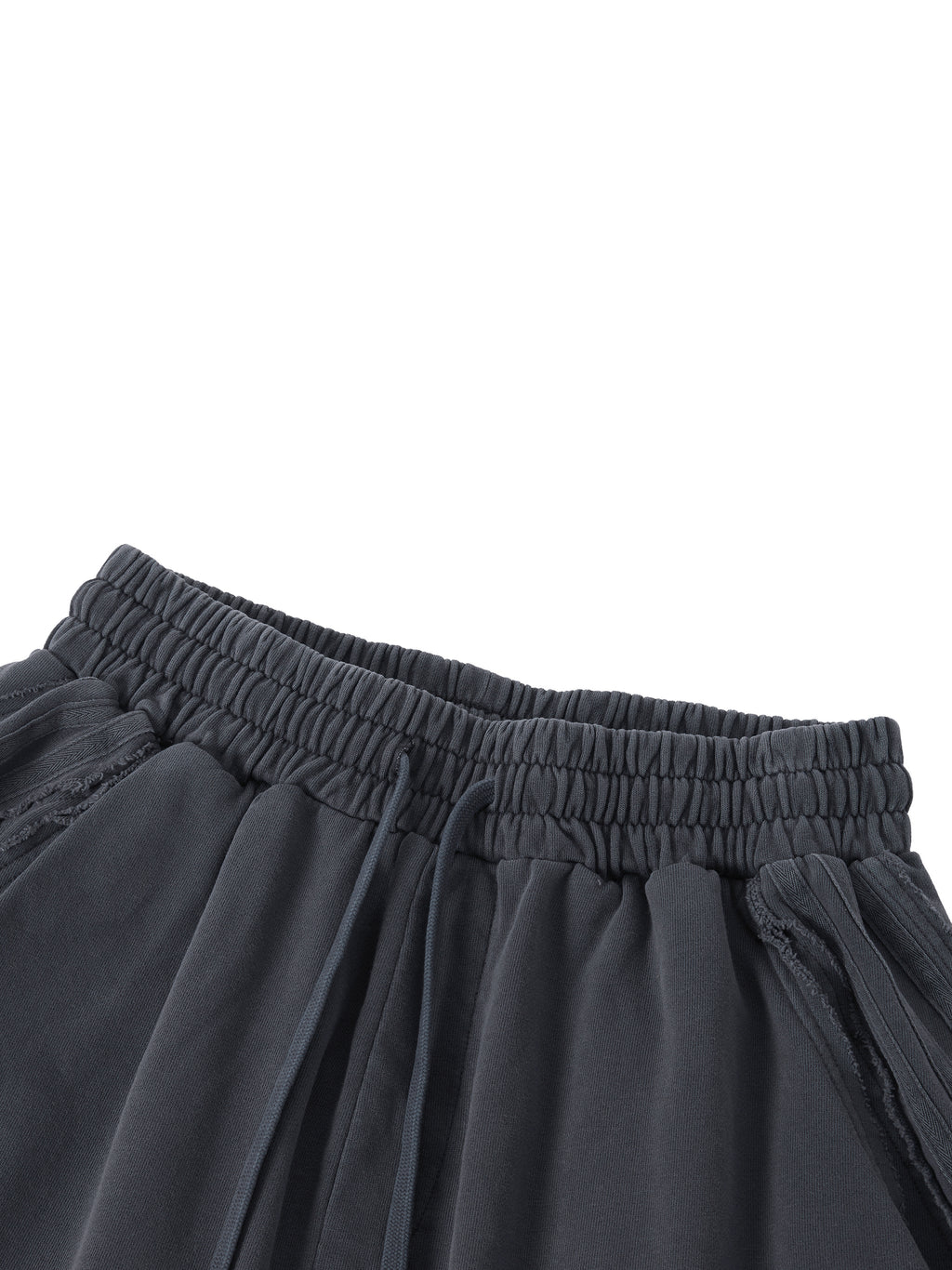 4leafclover Wash Raw Edge Shorts