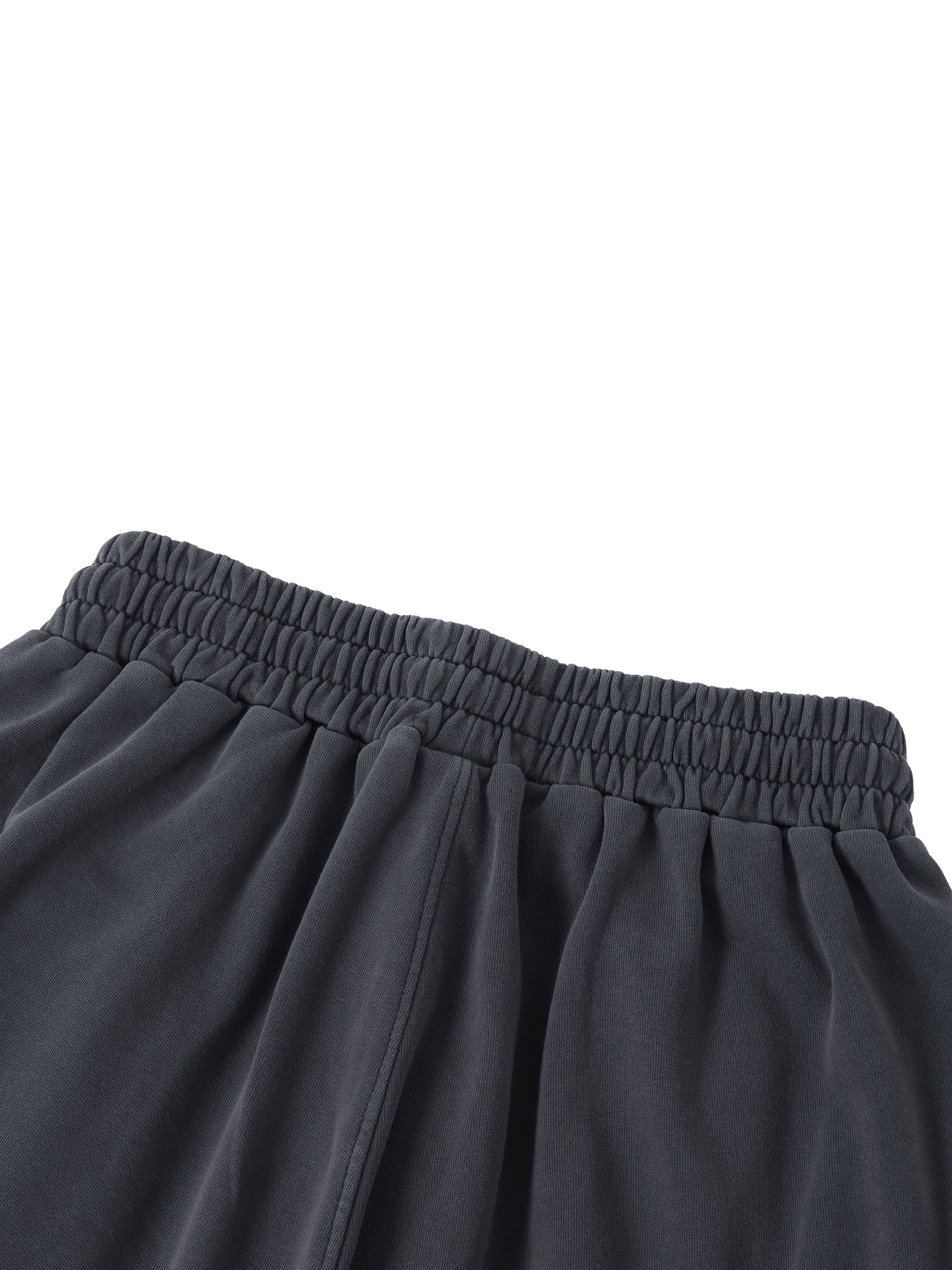 4leafclover Wash Raw Edge Shorts
